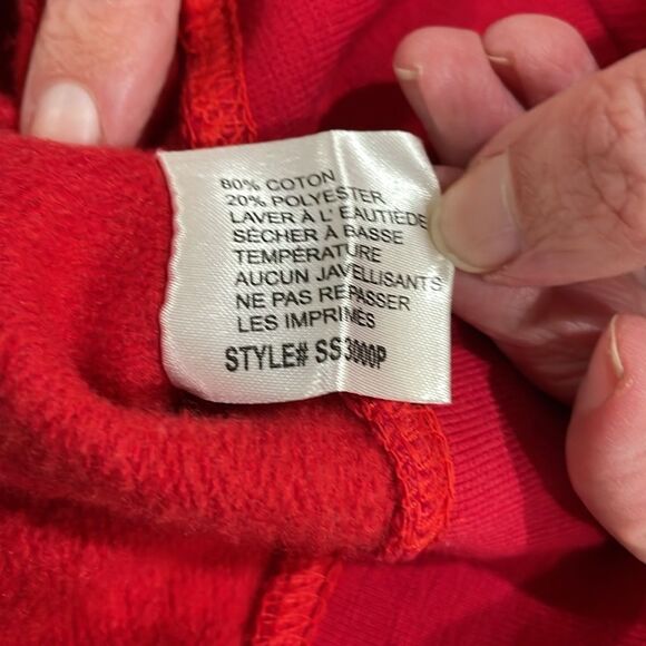 Cookies OG Mint Red Crewneck Sweatshirt With Blue Raised Dot Logo - M - Picture 7 of 9